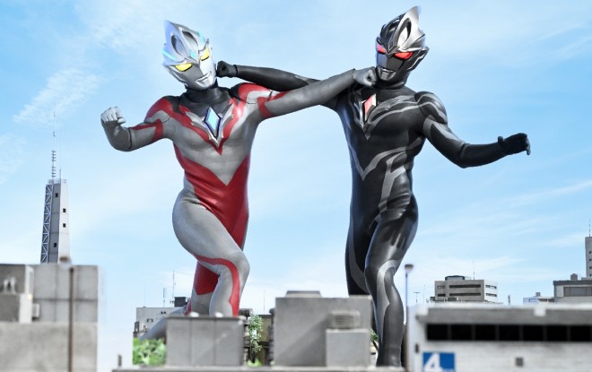 Scene from Ultraman Arc The Movie: Superdimensional Showdown!